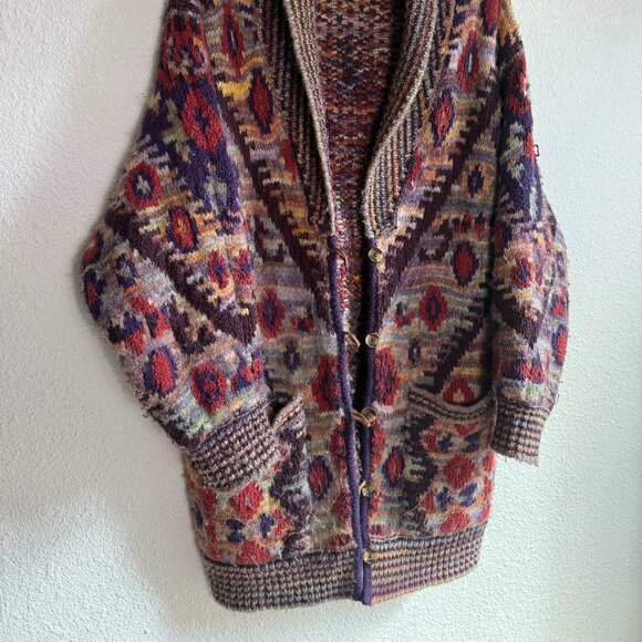 Free People 💋 Home On The Range Cardi \\ Size XS // Colorful oversize knit - Picture 6 of 14